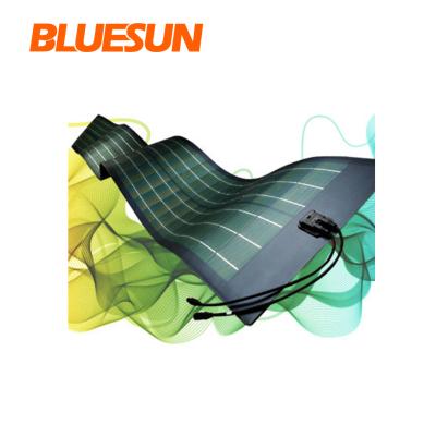 China Flexible solar module 370w 360w 350w 340w loof solar panel 500w fags flexible solar thin film 166mmx166mm for sale