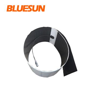 China Bluesun 120 Tier 1 Solar Cells 370w Thin Film Flexible Solar Panel 12v 24v 350W 166mmx166mm for sale