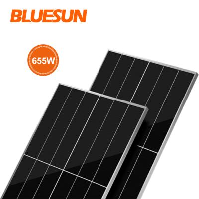 China 210mm Mono Solar Cell Felt Double Glass Solar Panel 550w 600w 650w 670w 210mmx210mm High Quality for sale