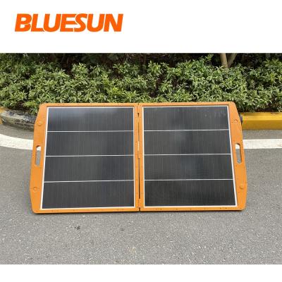 China 120w Glass Folding Solar Panel Mono Fold Foldable Solar Panel 12v 15w Current 20A Charger for sale