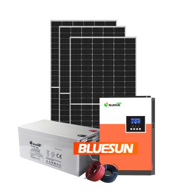 China Bluesun Home Off Grid System Home Use Lithium Battery Good Price 5kw 3kw Comprehensive Solar Powered Africa Market for sale