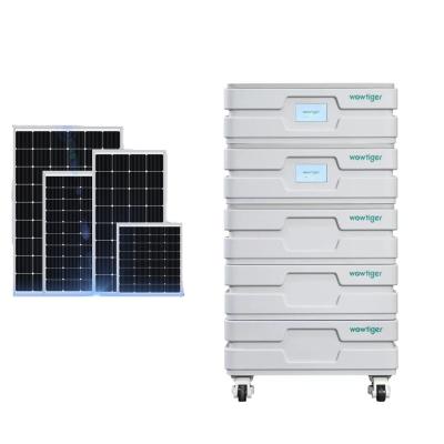 China 10KW 15KW Home Solar Power System Off Grid Solar Power System With 24KWh 36KWh Battery Inverter For Home for sale