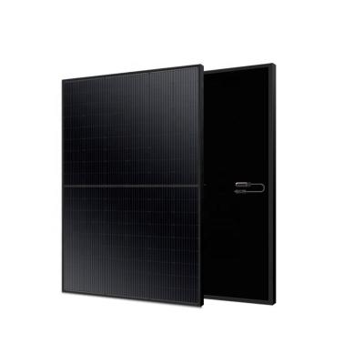 China 410W All Mono Black Solar Panel With Full Frame 182*182mm Mono Black Sheet High Efficiency Solar Panels for sale