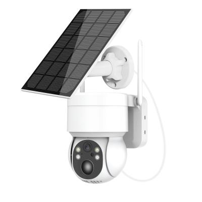 China 2MP HD Zoom CCTV Camera Surveillance Solar Battery Powered PTZ Outdoor PIR Wireless Wifi Camera GL-TQ2 for sale