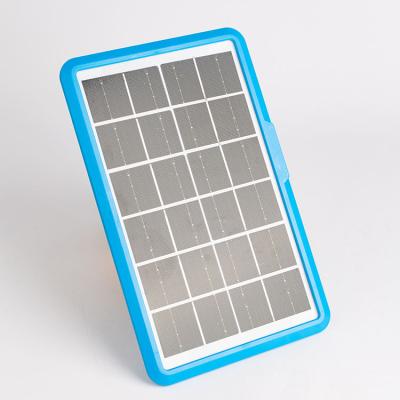 China 6V8W Phone Outdoor Camping Emergency Use Small Solar Panel Portable Mini Solar Panel For Phone Charging From Usb Port for sale