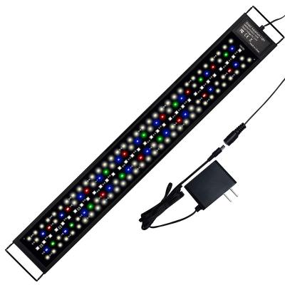 China Best Selling Programmable Led Aquarium Light Multiple Colors Spectrum Wrgb Planted Plant Smart Panel Led Aquarium Light for sale