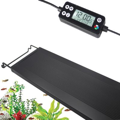 China Programmable Led Aquarium Light Auto ON Adjustable Full Spectrum Programmable Brightness LED Aquarium Light For 30cm-120cm Planted Aquarium for sale