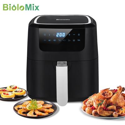 China Hotel Adjustable No Cooking Wholesale Hot Bottom Circulation Oil Free Deep Air Fryer Electric Fryers for sale