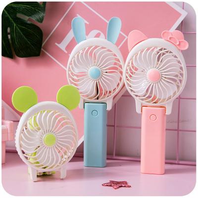 China High Efficiency Mini Folding Handy Personalized Small USB Rechargeable Mini Fan Hand Held Portable Fan for sale