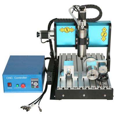 China Building Material Stores Mini Cnc 4 Axis Craft Engraving Machine Router 3040 Cnc Wood Smart Engraver for sale