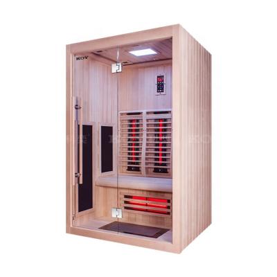 China Computer control panel 02-L4 luxury relax sauna room full spcectrum far infrared sauna room for sale