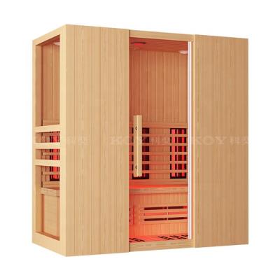 China Far Infrared Wooden Computer Control Panel Sauna Steam Bath 06-K2 for sale