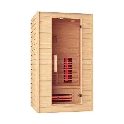 China Computer Control Panel Popular Sauna Model 01-K5 Far Infrared Sauna Room With Cheap Price for sale