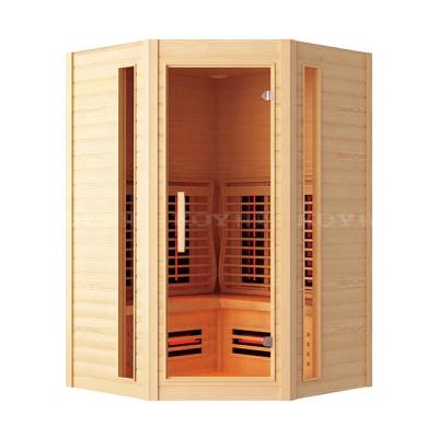 China Wholesale Computer Control Panel 03-K5 High Quality Sauna Indoor Room Far Infrared Sauna for 2persons for sale