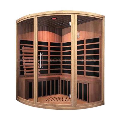 China Computer Control Panel 03-B8 Modern Style 3person Sauna Life Thermal Sauna for sale