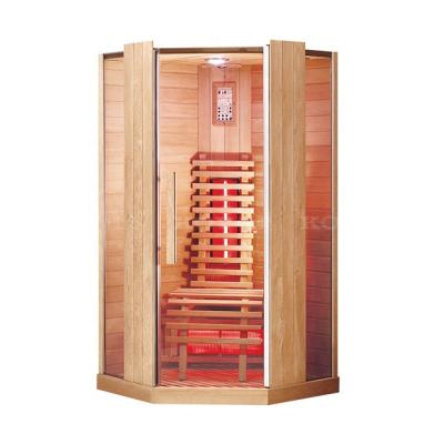 China Computer Control Panel 03-K9 Dry Infrared Sauna For One Person Mini Sauna Room for sale