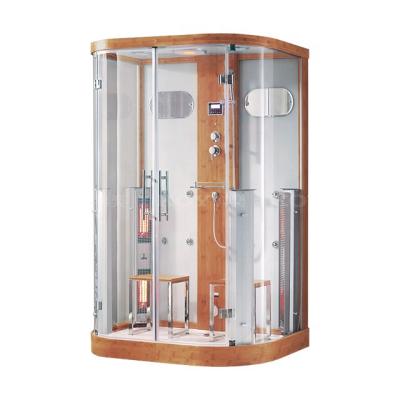 China New K015 modern style multifunctional steam sauna room infrared sauna shower combination sauna shower room for 2persons for sale