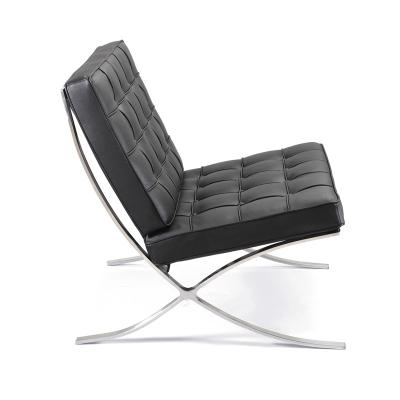 China High End Modern Genuine Leather Luxury Lounge Chair Armchair for sale