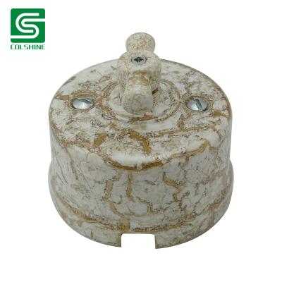 China Retro ceramic wall electrical switch and socket for sale