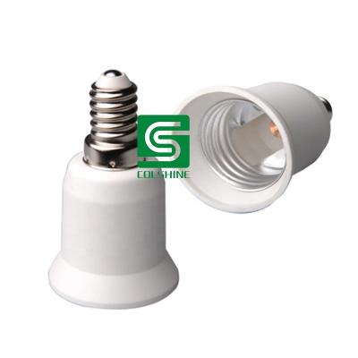 China Screw Lamp Socket E14 Adapter To E27 Screw Bulb Socket Lamp Base Adapter Converter for sale