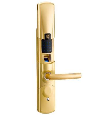 China Delux cardkey villa condo hotel lock fingerprint keyless door lock for sale