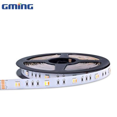 China Home decor amazing quality 5m roll smd 5050 single color rgb led strip rope 12v 24v led strip light Ip67 Ip68 for sale