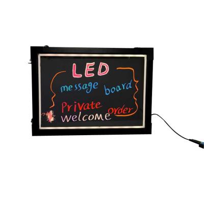 China Suitable For All High End Restaurants Customizable Size During Erasable Led Advertising Fluorescent Marking Board for sale