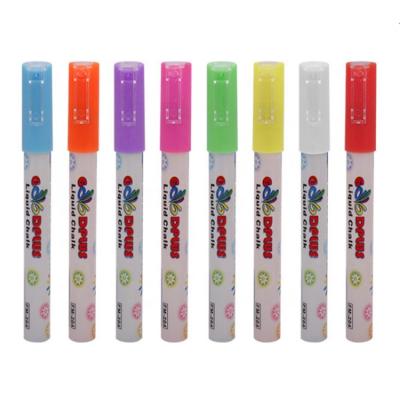 China Promotional Markers & Special Highlighters For Fluorescent Board 3 Mm Fluorescent Ink Pen White Chalk Marker Liquid for sale