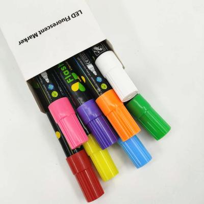 China Promotional Markers & Highlighter Bars Wholesale Liquid White Board Highlighter Bar Marker Paint Pen Marker Pens Set for sale