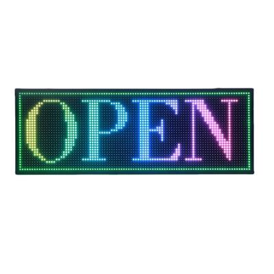 China Applicable to all medium and high-end restaurants customized new products welcome animated open led display signs for sale