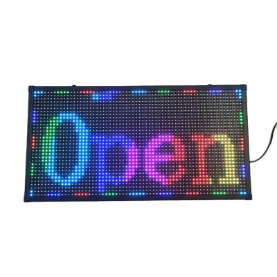 China Applicable to all medium and high-end restaurants newest 32*16 module video full color message board sign advertising LED display for sale