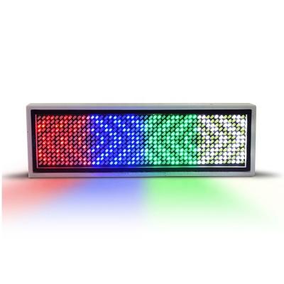 China Suitable for all public places work custom license plate scrolling led name badge display for sale