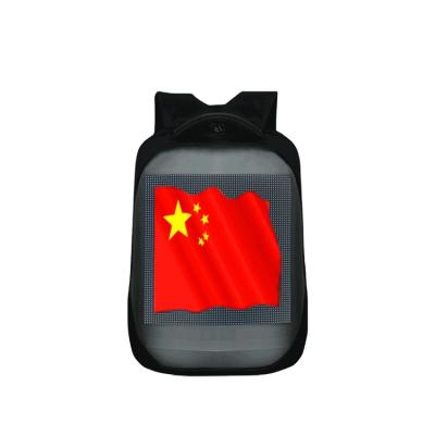 China With High Quality USB Advertising Led Screen Display Backpack Smart Waterproof Billboard for sale