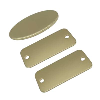 China Chinese Metal Supplier Customize Brass Metal Stamping Blank Tag for sale