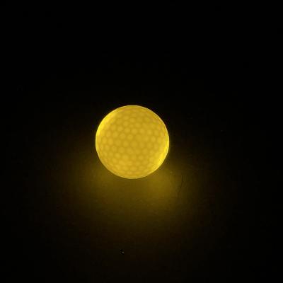 China Golf Match or Factory Wholesale High Quality Custom Logo Printing Night Light Up Practice Glow Electronic LED Golf Ball for sale