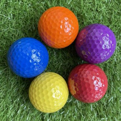 China Colorful And Cute Custom Gift Color Practice Golf Ball Number Billiard Golf Ball for sale