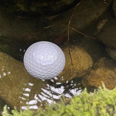 China Float On Water Wholesale Floating Water Soluble Golf Ball Manufacturers / 2 Pieces Brand New Custom Made Floating Gol for sale