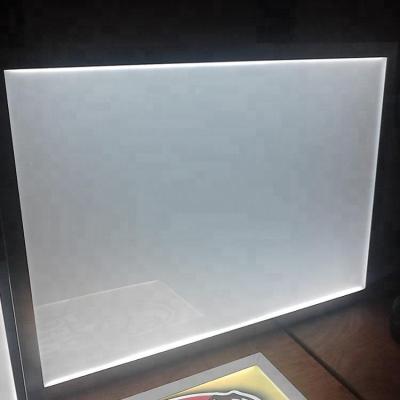 China Shopping mall size of A2, A3, A4 photo frame ultra-thin crystal led light box for sale