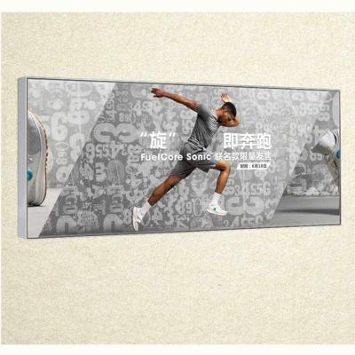 China UV Printed Wall Mounted New Shopping Mall Type Poster Display Fabric Light Box for sale