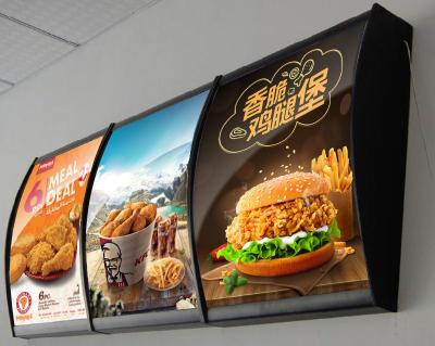 China Restaurant / Cafe Fast Food Menu Display Led Light Box for sale