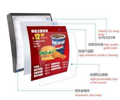 China Restaurant Advertising / Cafe Fast Food Restaurant Menu Board for sale