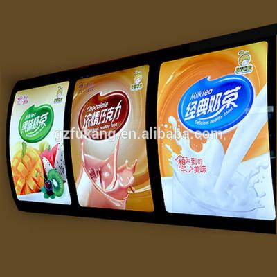 China Adertising Display Fast Food Restaurant Advertising Open LED Menu Board Light Box for sale