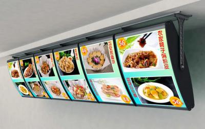 China Promotional Purpose In Restaurant Supply Indoor Wall Hanging Restaurant LCD Digital Menu Board for sale