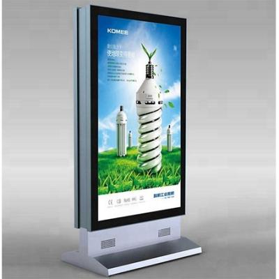 China Outdoor Advertising Display Stand Double Side Indoor Door Led Light Box for sale