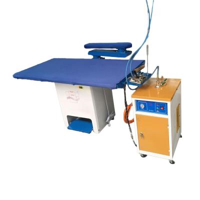 China Critical Cleaning / Commercial Residue Free And Vacuum Industrial Laundry Ironing Table For Hotel Laundry for sale