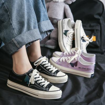 China Wholesale Fashion Trend Design Multicolor Latest Women's Canvas Sneakers Casual Shoes With Your Own Logo for sale