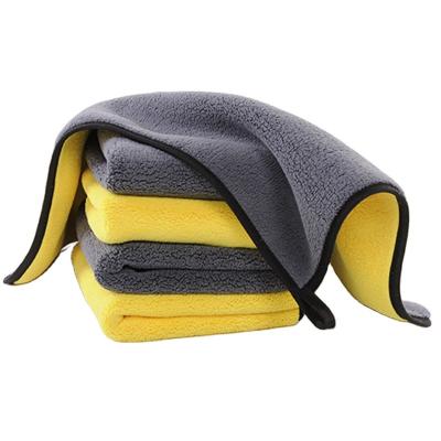 China Polyester 20 Sustainable Polyamide Microfiber Detailing 80 Drying Towel For Car Cleaning for sale