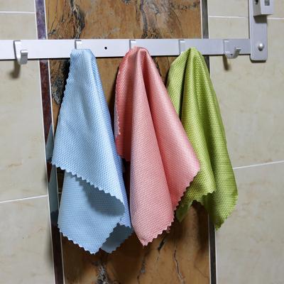 China Viable Home Cleaning Microfiber Fish Scale Lint Free Cloth Microfiber Cleaning Cloth Polishing Towel For Car Kitchen Glass for sale