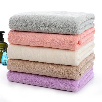 China Safe and Healthy Microfiber Coral Fleece Bath Towel QUICK DRY Absorbent Wholesale Wholesale Strongly for sale