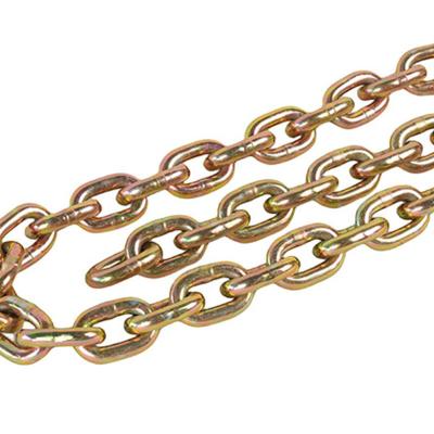 China Lifting cargo 6mm 8mm 12mm High Tensile industrial anchor steel metal link chain for sale